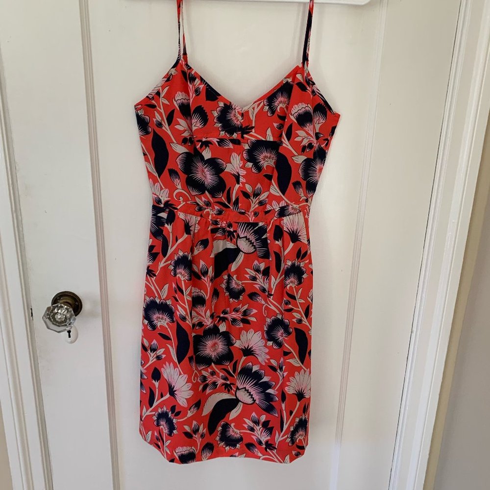 JCrew floral dress, XS